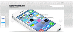 Desktop Screenshot of icompositions.info