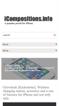 Mobile Screenshot of icompositions.info